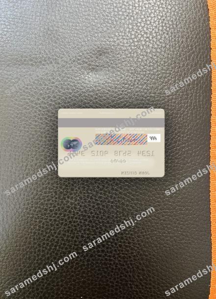 Zimbabwe Stanbic Bank mastercard photolook back